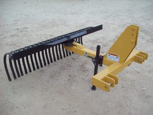 3 Point Heavy Landscape Rake