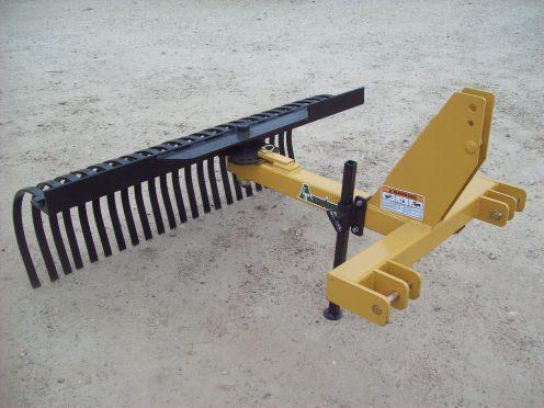 3 Point Heavy Landscape Rake