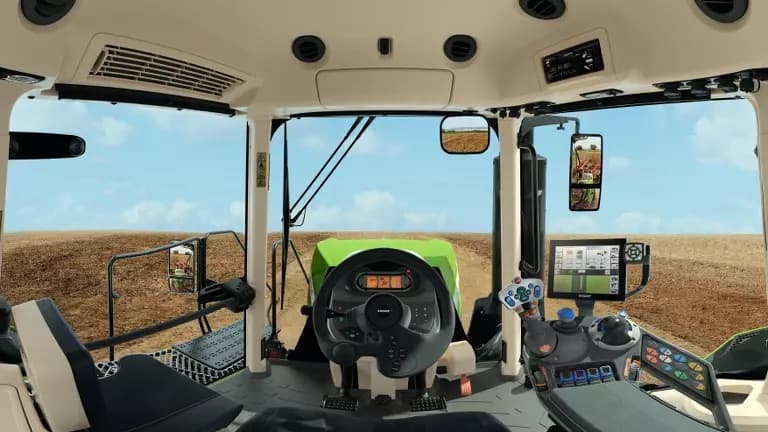 Fendt 1100 Vario MT cab interior