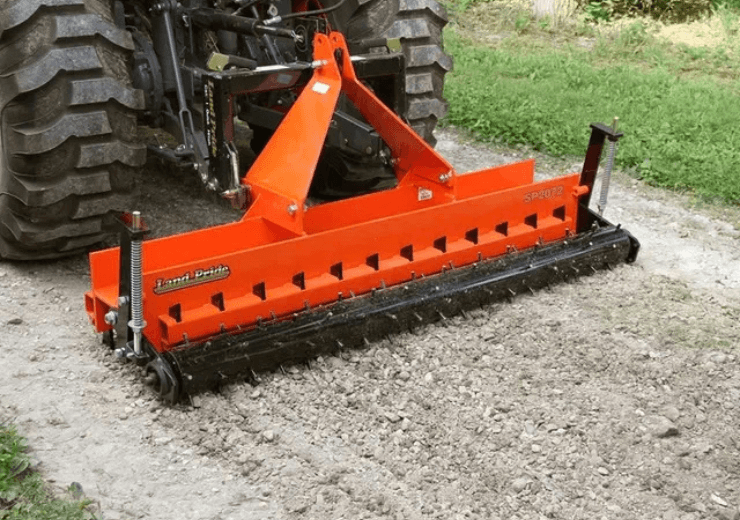 land pride attachment on tractor